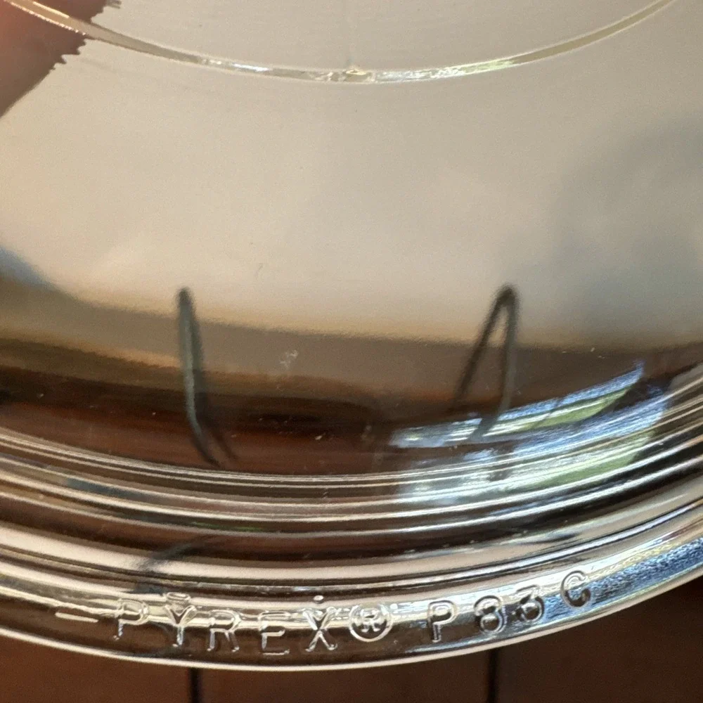 Pyrex P83C Clear Glass Round Cover Lid Replacement Lid Only